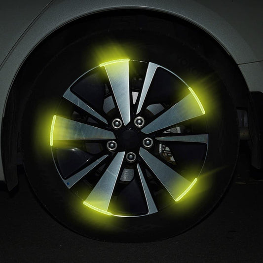 Reflective Wheel Hub Strips