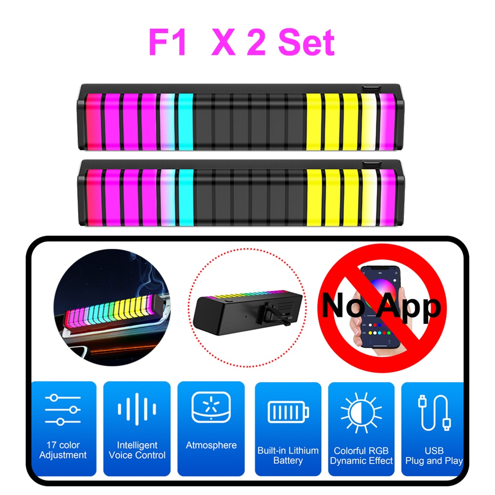 LED Sound-Activated Atmosphere Light