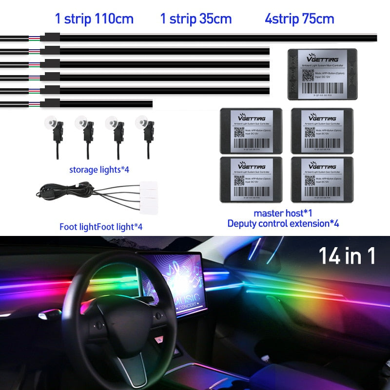 Full Color LED Ambient Light Strips