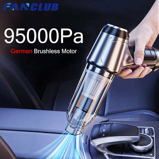 Wireless Handheld Car Vacuum Cleaner with Powerful Suction and Portable Design